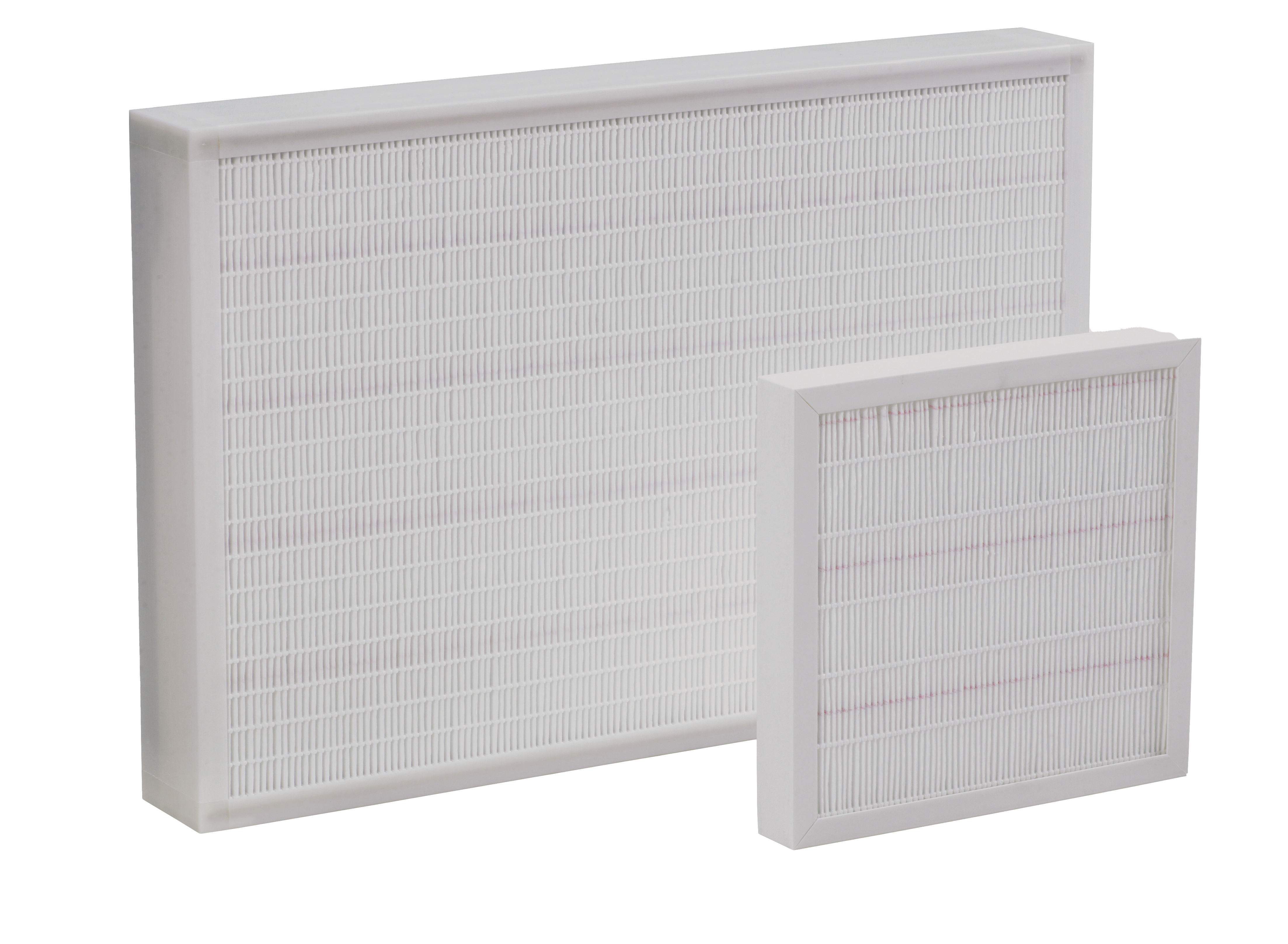 Panelfiltrene er lette at udskifte og kan bestilles som filterklasse Coarse 85% (M5) eller ePM1 55% (F7) iht. EN779.

Filterstørrelse: 340 x 630 x 96 mm.